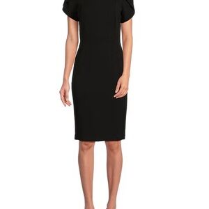 Calvin Klein black tulip dress size 6